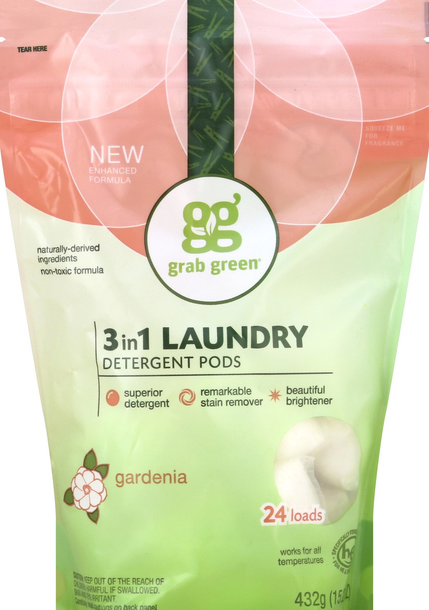 slide 2 of 3, Grab Green Laundry Detergent 15.2 oz, 15.2 oz