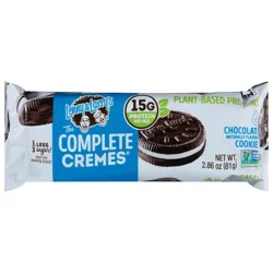 Lenny & Larry's The Complete Cremes Plant Based Protein Chocolate Cookies