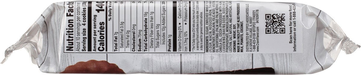 slide 9 of 9, Crav'n Flavor Fudgy Covered Mint Cookies 10 oz, 10 oz