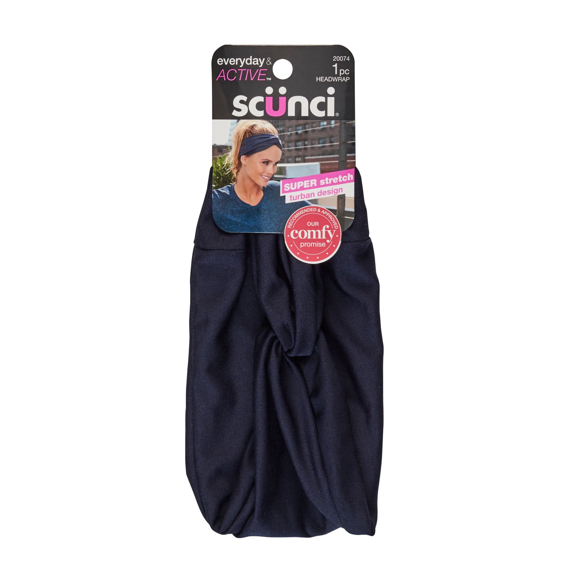 slide 1 of 1, scünci Everyday & Active Twist Turban Headwrap, 1 ct