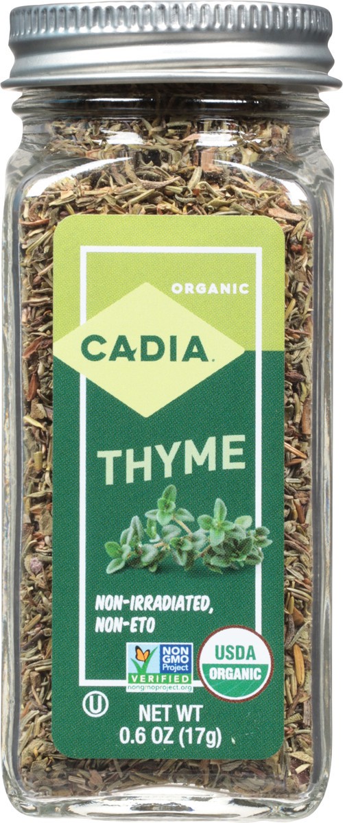 slide 6 of 11, Cadia Organic Thyme Leaves, 0.6 oz