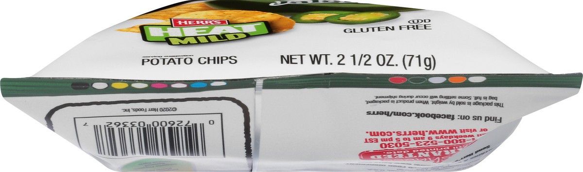 slide 13 of 13, Herr's Kettle Cooked Jalapeno Flavored Potato Chips 2.5 oz, 2.5 oz