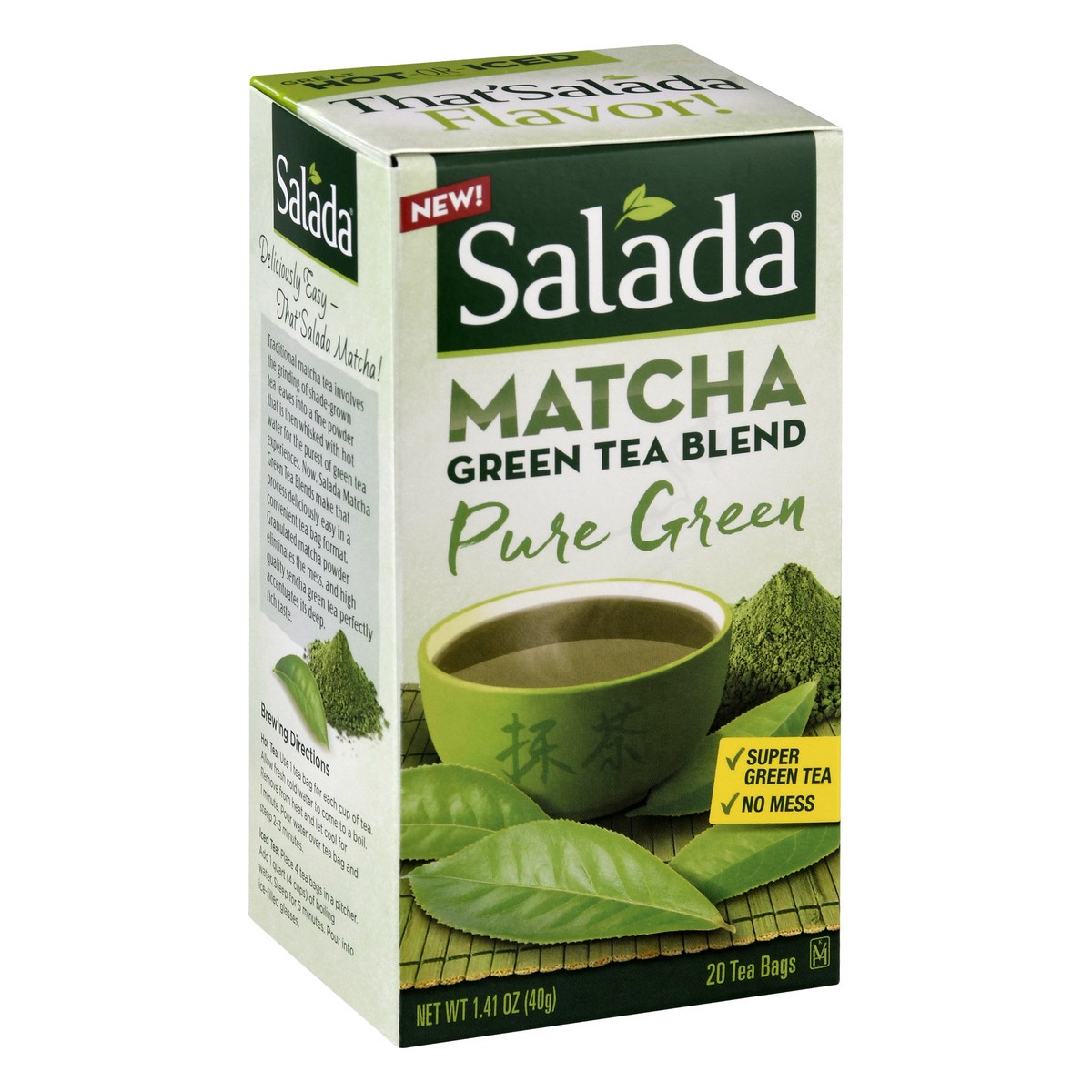 slide 11 of 13, Salada Tea Matcha Tea Bags Pure Green Green Tea Blend - 20 ct, 20 ct