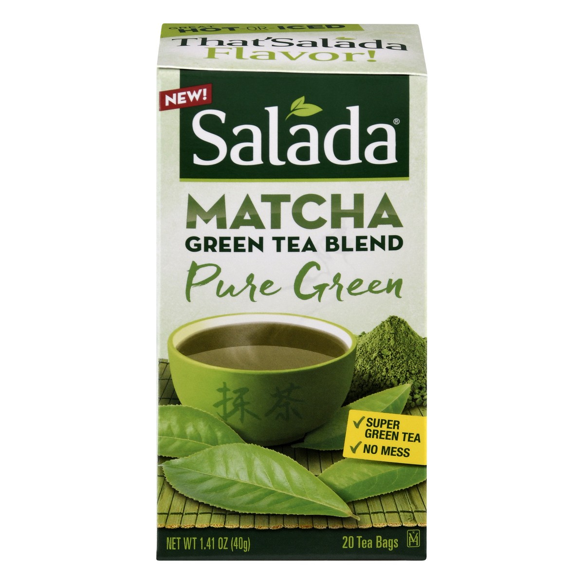 slide 1 of 13, Salada Tea Matcha Tea Bags Pure Green Green Tea Blend 20 ea, 20 ct