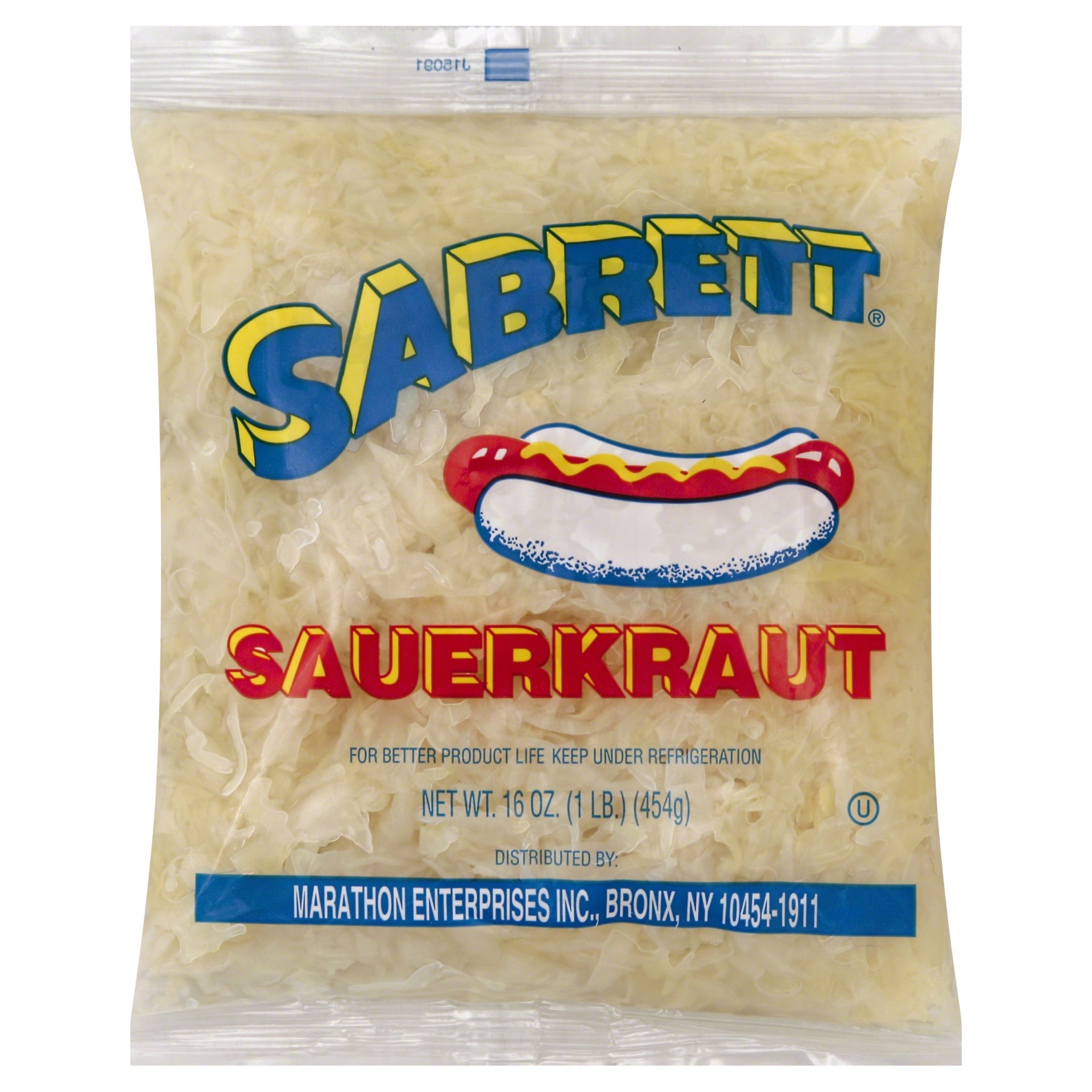 slide 1 of 1, Sabrett Sauerkraut, 16 oz