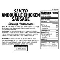 slide 3 of 5, Meijer Sliced Andouille Chicken Sausage, 12 oz