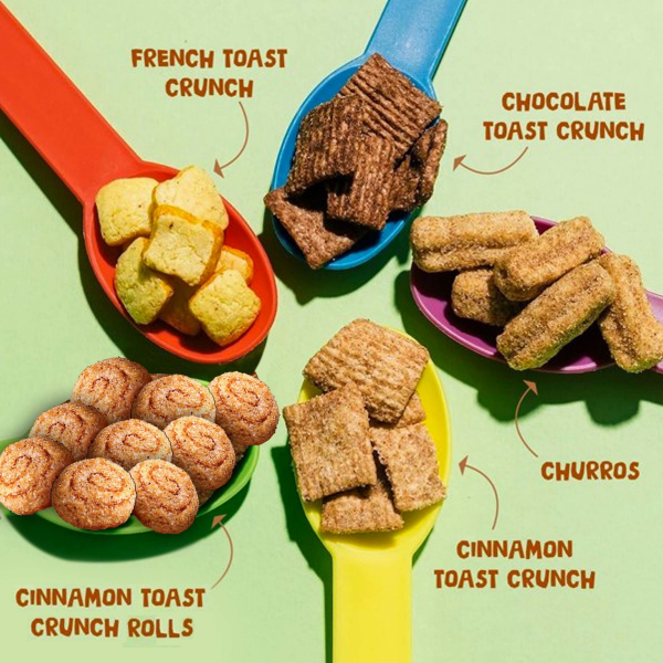 slide 2 of 22, Cinnamon Toast Crunch Breakfast Cereal, Crispy Cinnamon Cereal, Large Size, 16.8 oz Cereal Box, 16.8 oz