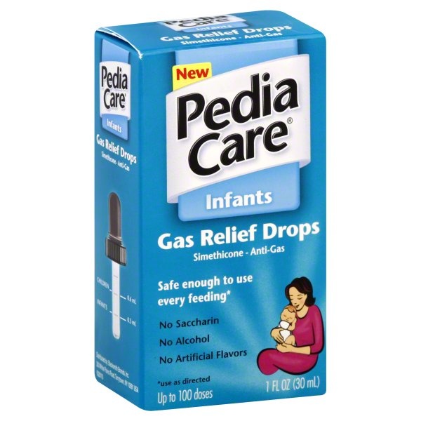 slide 1 of 1, PediaCare Gas Relief Drops Infants 0-36 Months, 1 oz