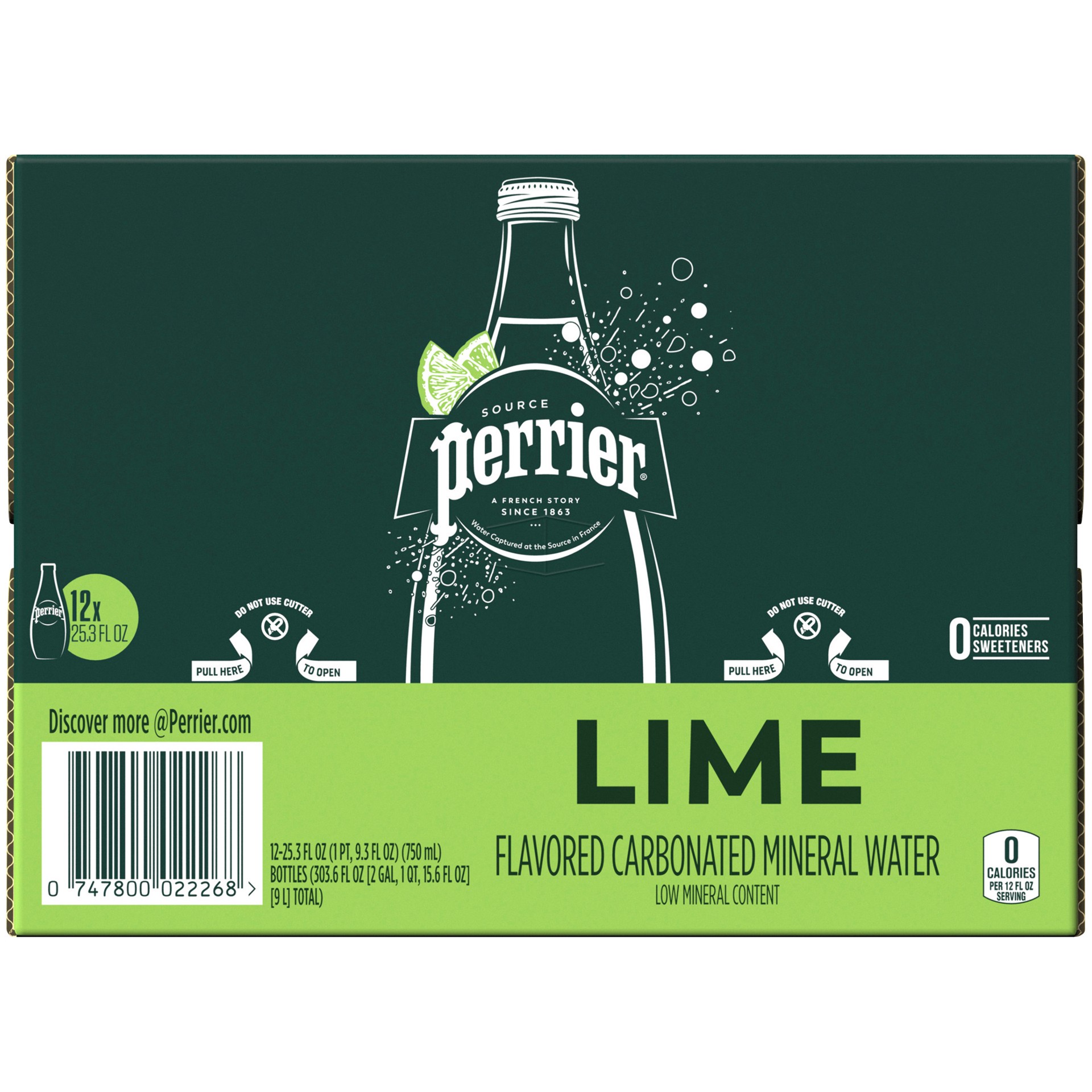 slide 1 of 8, Perrier Glass Bottle, 25.3 fl oz