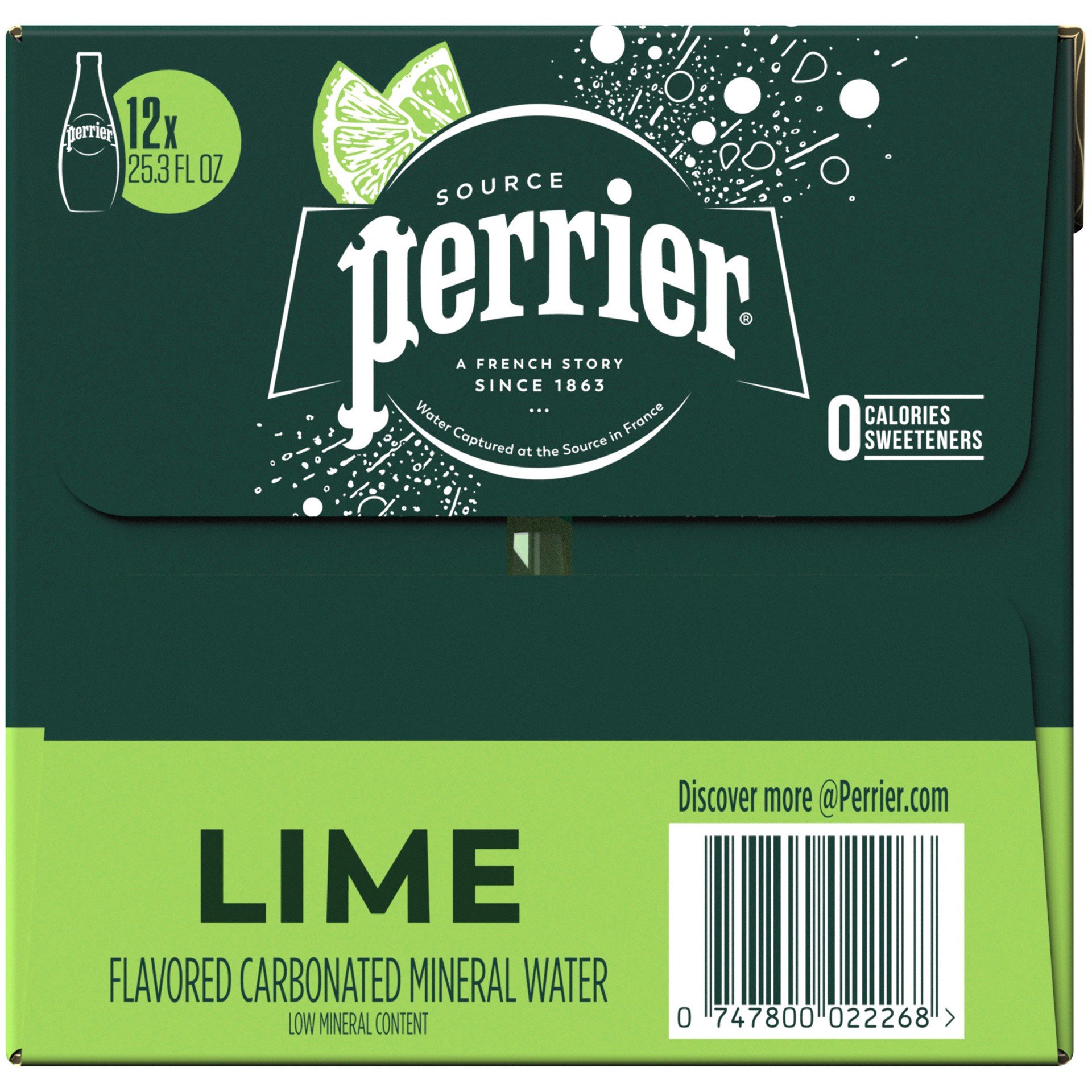 slide 2 of 8, Perrier Glass Bottle, 25.3 fl oz