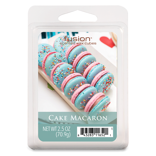 slide 1 of 1, Fusion Cake Macaron Scented Wax Cubes, 2.5 oz