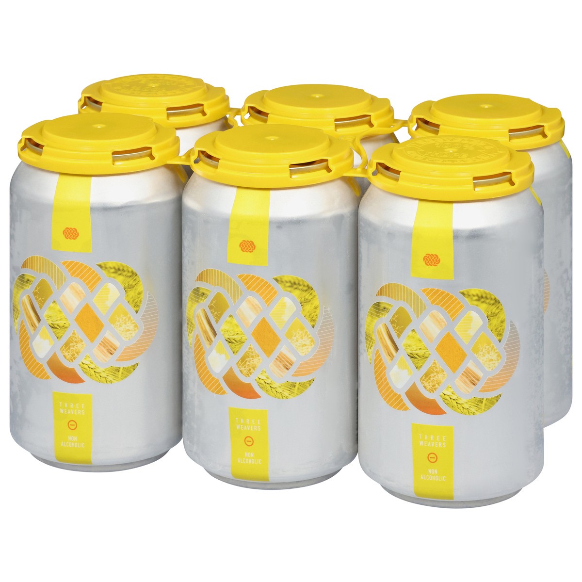slide 2 of 4, Three Weavers Non Alcoholic Lager Beer 6 - 12 fl oz Cans, 6 ct