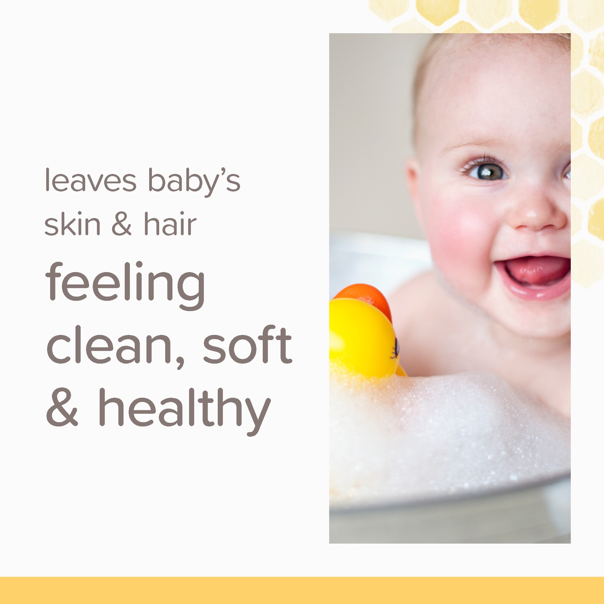 slide 5 of 5, Burt's Bees Baby™ Sensitive Shampoo and Wash, Fragrance Free, Tear Free, Pediatrician Tested, 98.9% Natural Origin, 21 Fluid Ounces, 21 fl oz