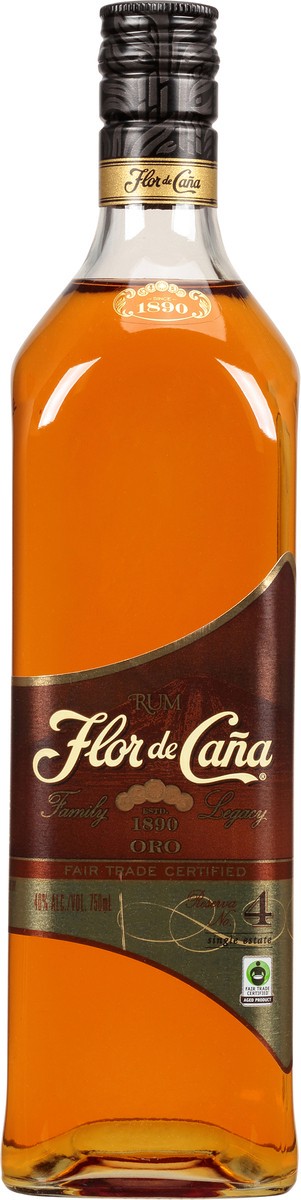 slide 6 of 11, Flor de Caña Gold Rum, 750 ml