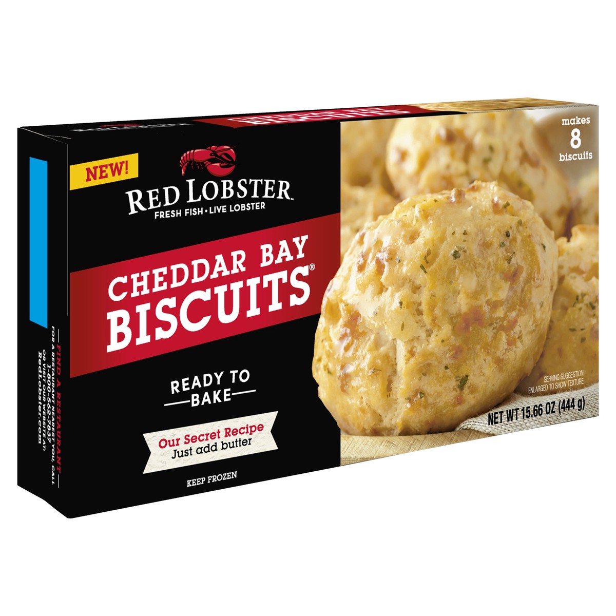 slide 2 of 12, Red Lobster Frozen Cheddar Bay Biscuits, 15.66 oz