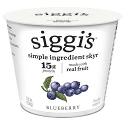 Siggi's siggi’s Blueberry Icelandic-Style Lowfat Yogurt, 5.3 oz