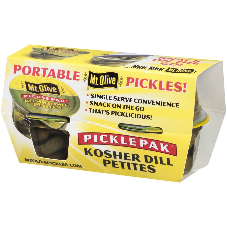 slide 7 of 8, Mt. Olive Kosher Dill Petite, 4 ct; 14.8 oz