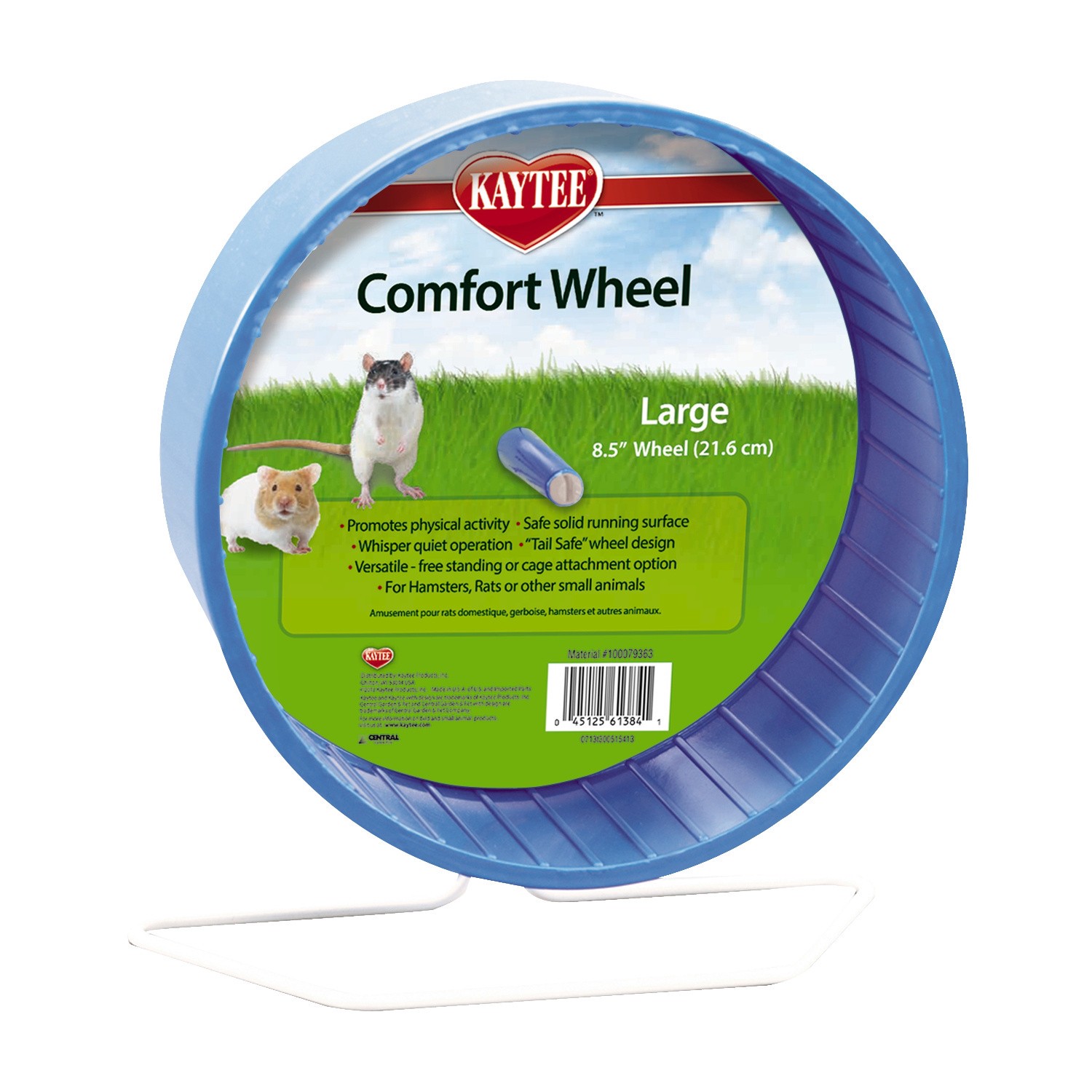 slide 5 of 10, Kaytee Hard Goods Kaytee Comfort Wheel Large 8.5 Inches, 1 ct