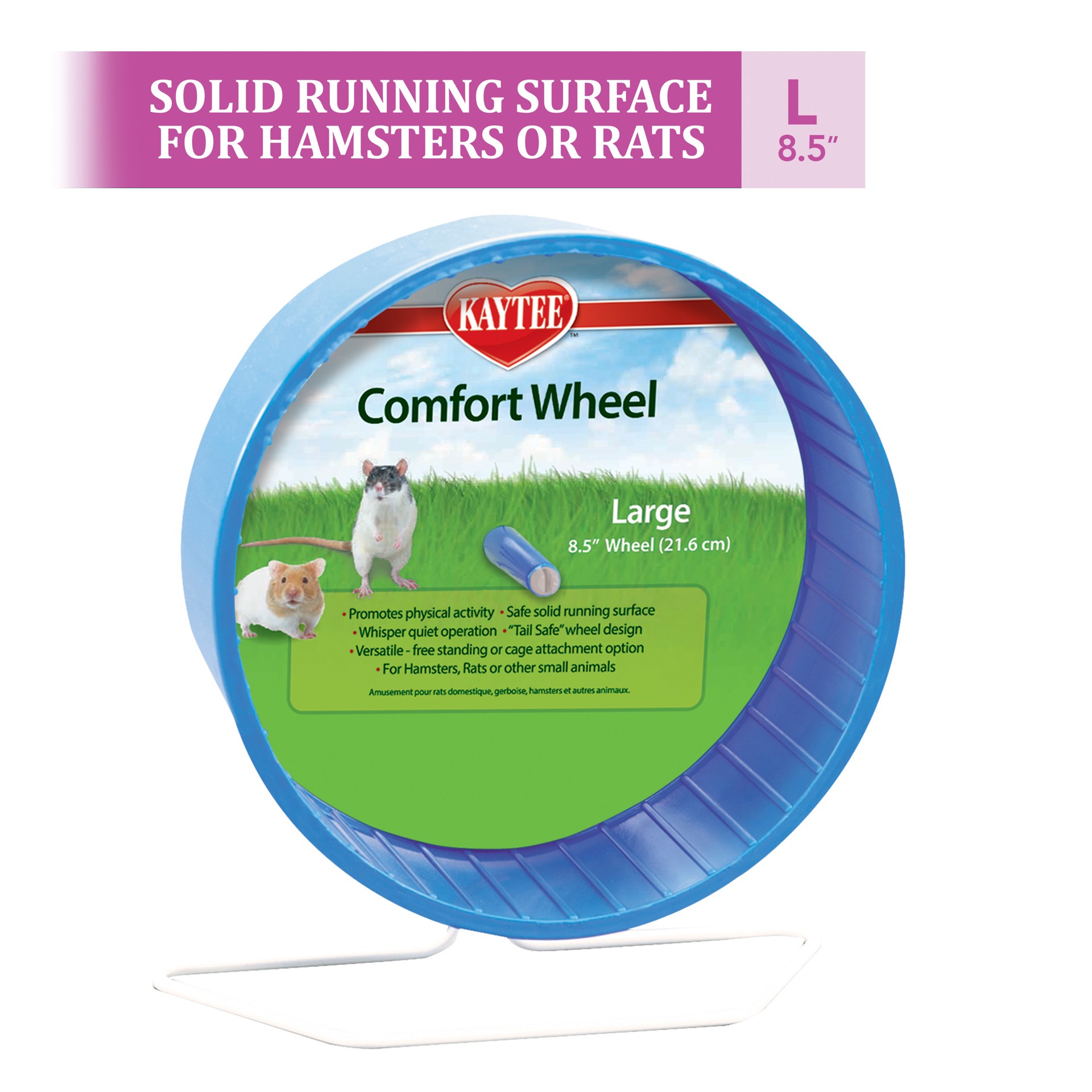 slide 8 of 10, Kaytee Hard Goods Kaytee Comfort Wheel Large 8.5 Inches, 1 ct