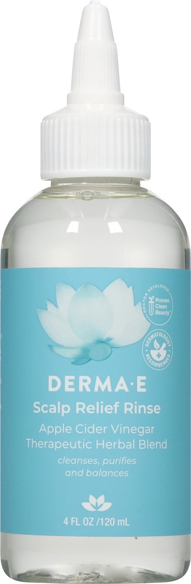 slide 13 of 13, Derma E Apple Cider Vinegar Scalp Relief Rinse 4 fl oz, 4 fl oz