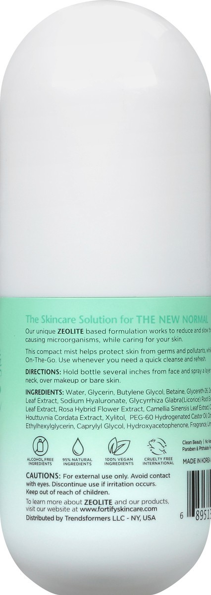 slide 9 of 11, Zeolite Fortify+ Hyaluronic & Aloe Facial Mist 85 ml, 85 ml