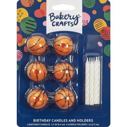 Bakery Crafts Basketball Candle Holder