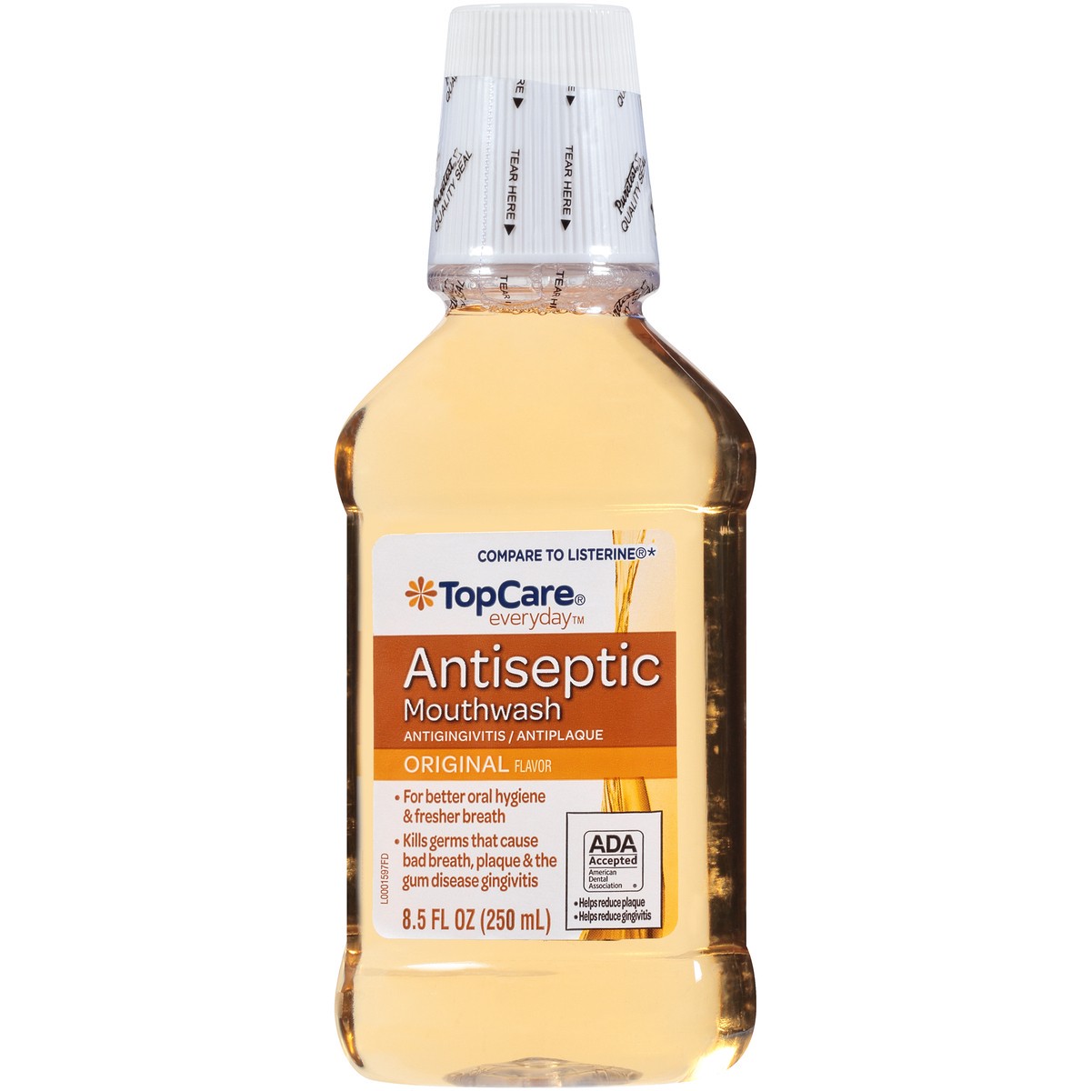 slide 2 of 11, TopCare Top Care Antiseptic Mouthwash, Amber, 250 ml