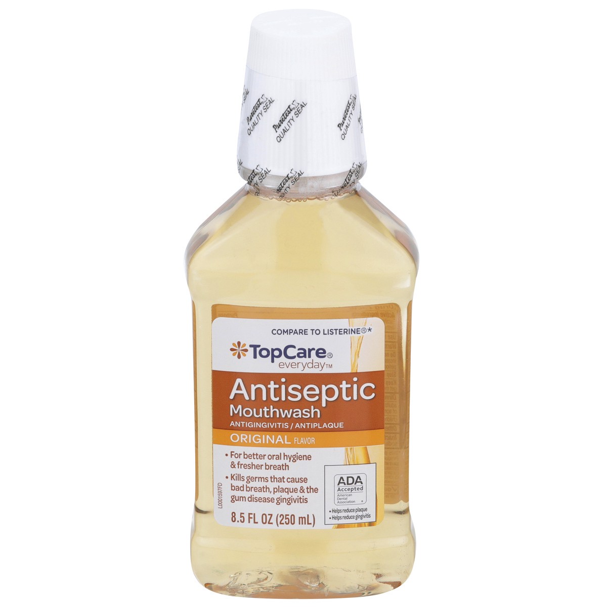 slide 7 of 11, TopCare Top Care Antiseptic Mouthwash, Amber, 250 ml