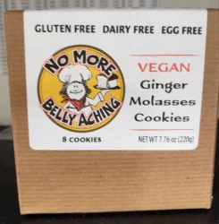 No More Belly Aching Ginger Molasses Cookies