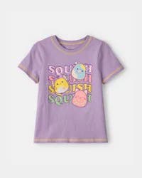 Carter's Girls Squishmallow Graphic Tee - Purple - Size 7