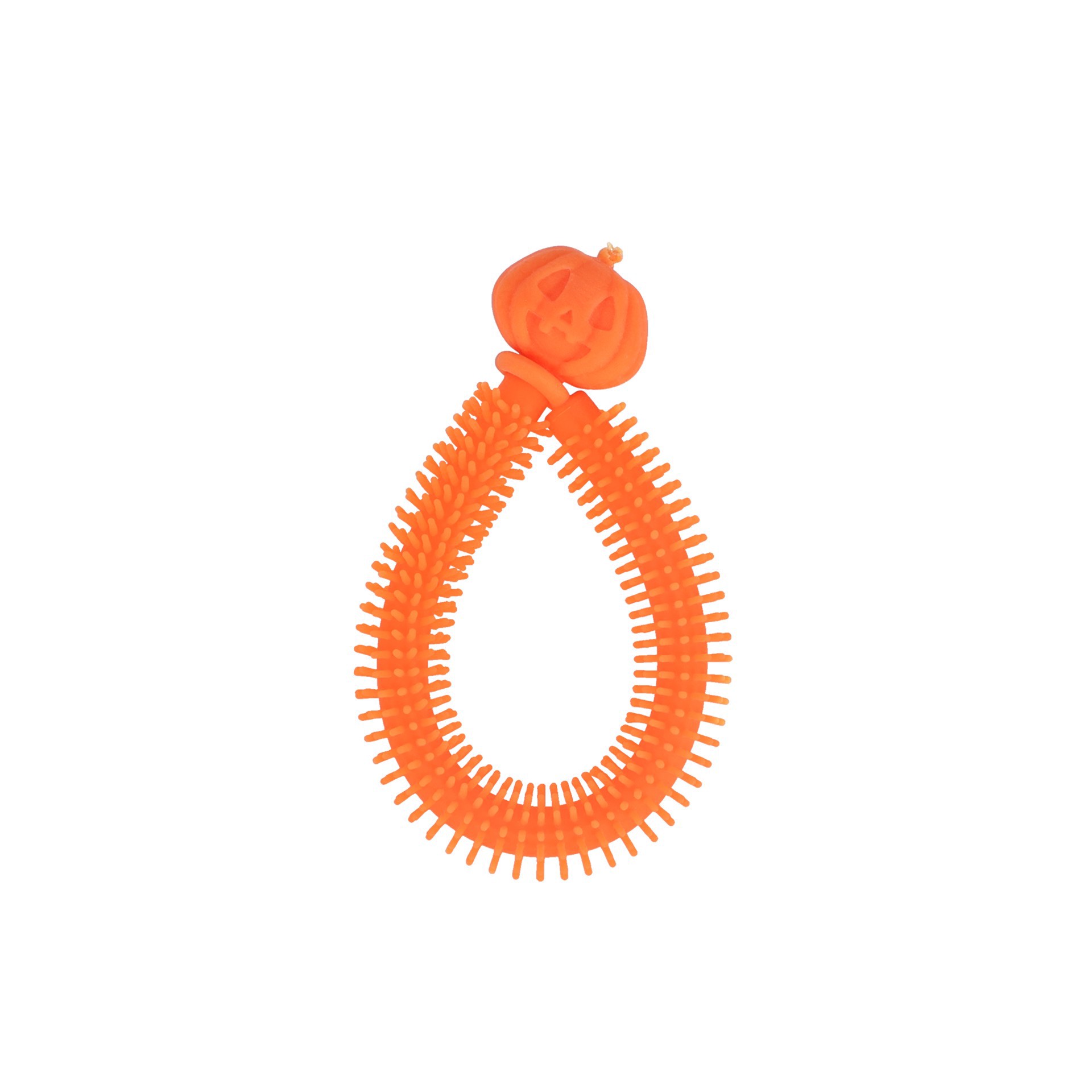 slide 2 of 2, 8" Orange Jack-O'-Lantern Stretchy Pal By Creatology, 8 in