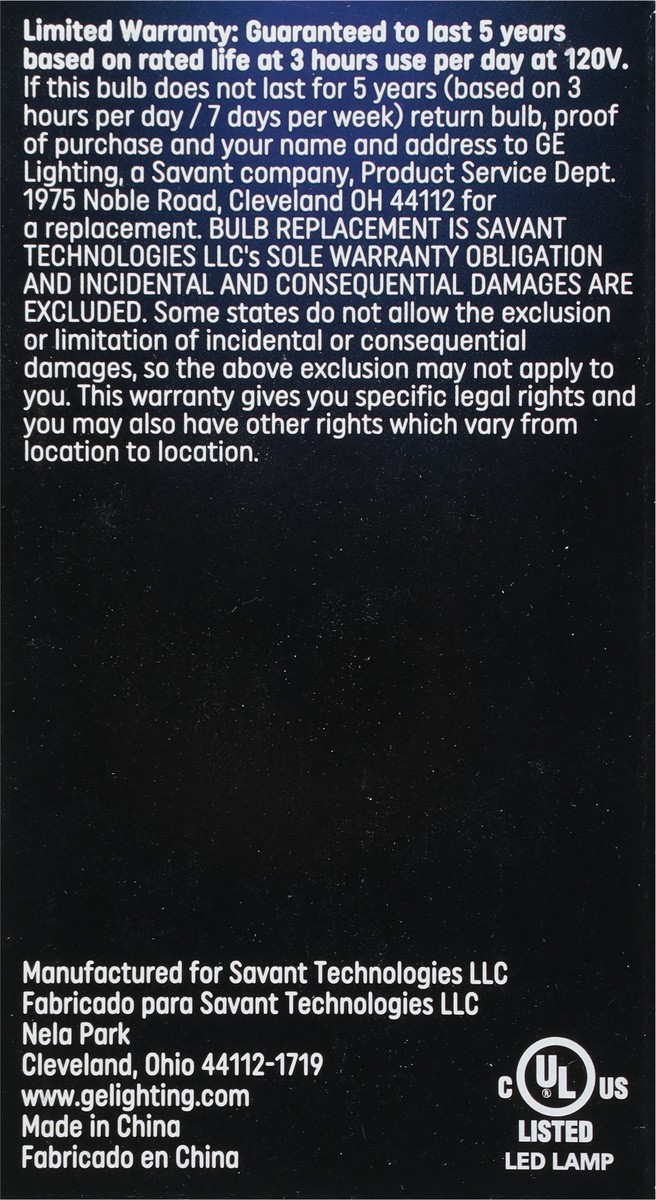 slide 7 of 9, Ge Led Bug A19 1Oow, 1 ct