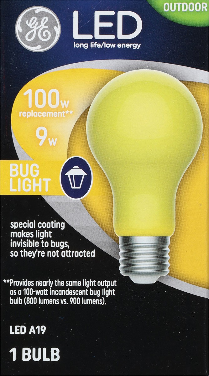 slide 4 of 9, Ge Led Bug A19 1Oow, 1 ct