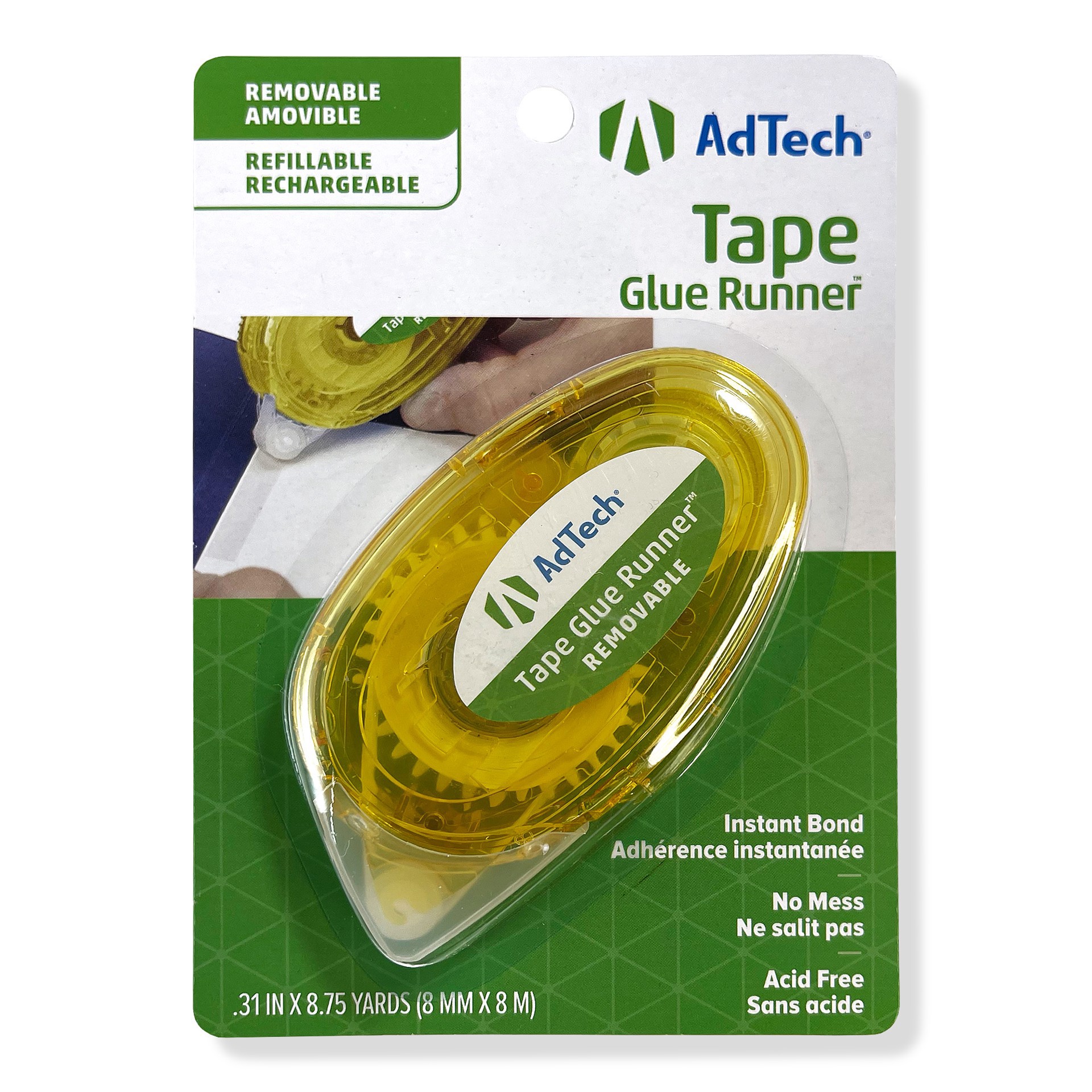 slide 6 of 6, Adtech Tape Glue Runner Removable, 8.75 yd