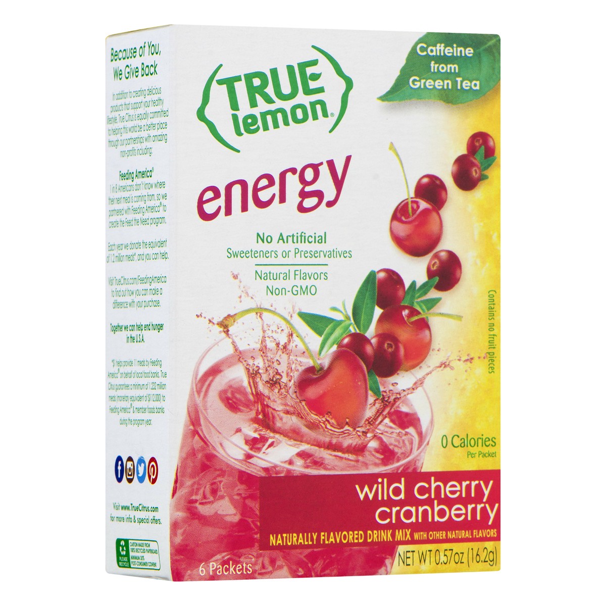 slide 10 of 11, True Lemon Wild Cherry Cranberry Energy Sticks - 6 ct, 6 ct