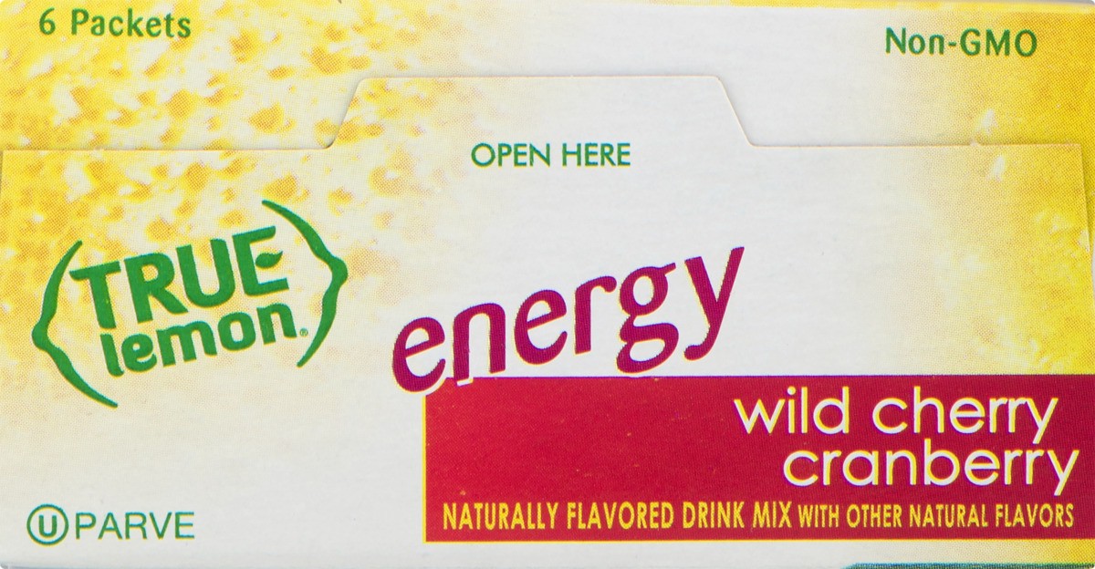 slide 8 of 11, True Lemon Wild Cherry Cranberry Energy Sticks - 6 ct, 6 ct