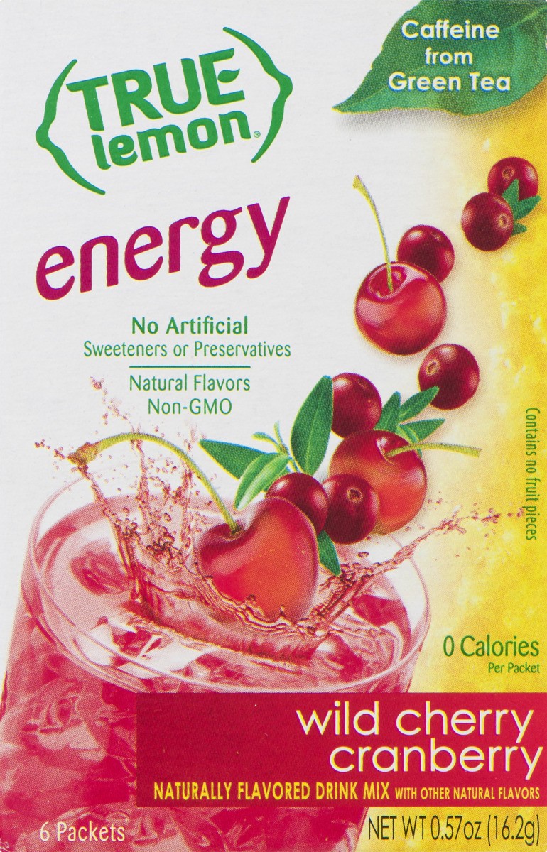 slide 9 of 11, True Lemon Wild Cherry Cranberry Energy Sticks - 6 ct, 6 ct