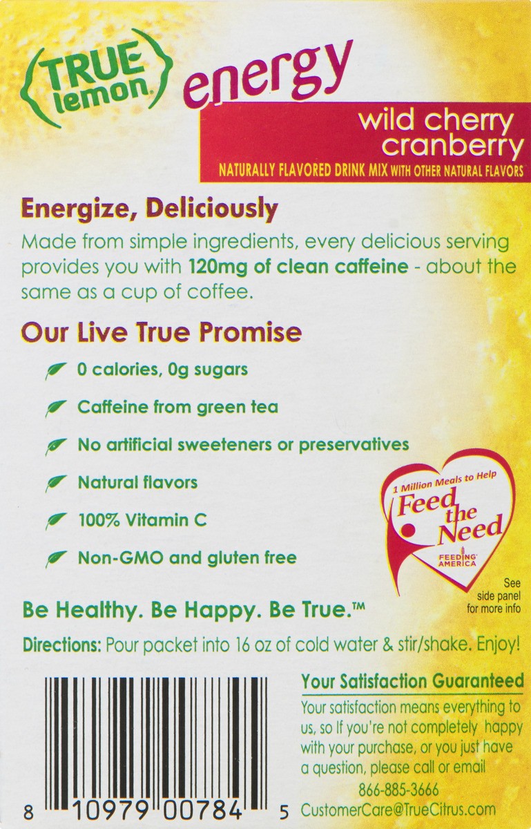 slide 4 of 11, True Lemon Wild Cherry Cranberry Energy Sticks - 6 ct, 6 ct