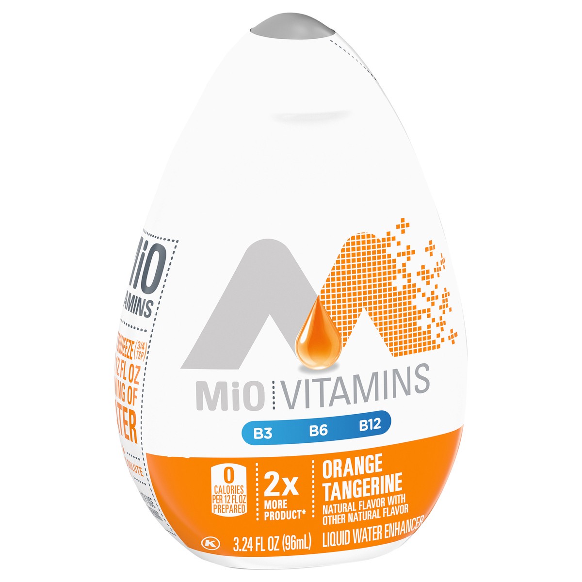 slide 5 of 9, mio Orange Tangerine Flavored with other natural flavor Liquid Water Enhancer- 3.24 fl oz, 3.24 fl oz