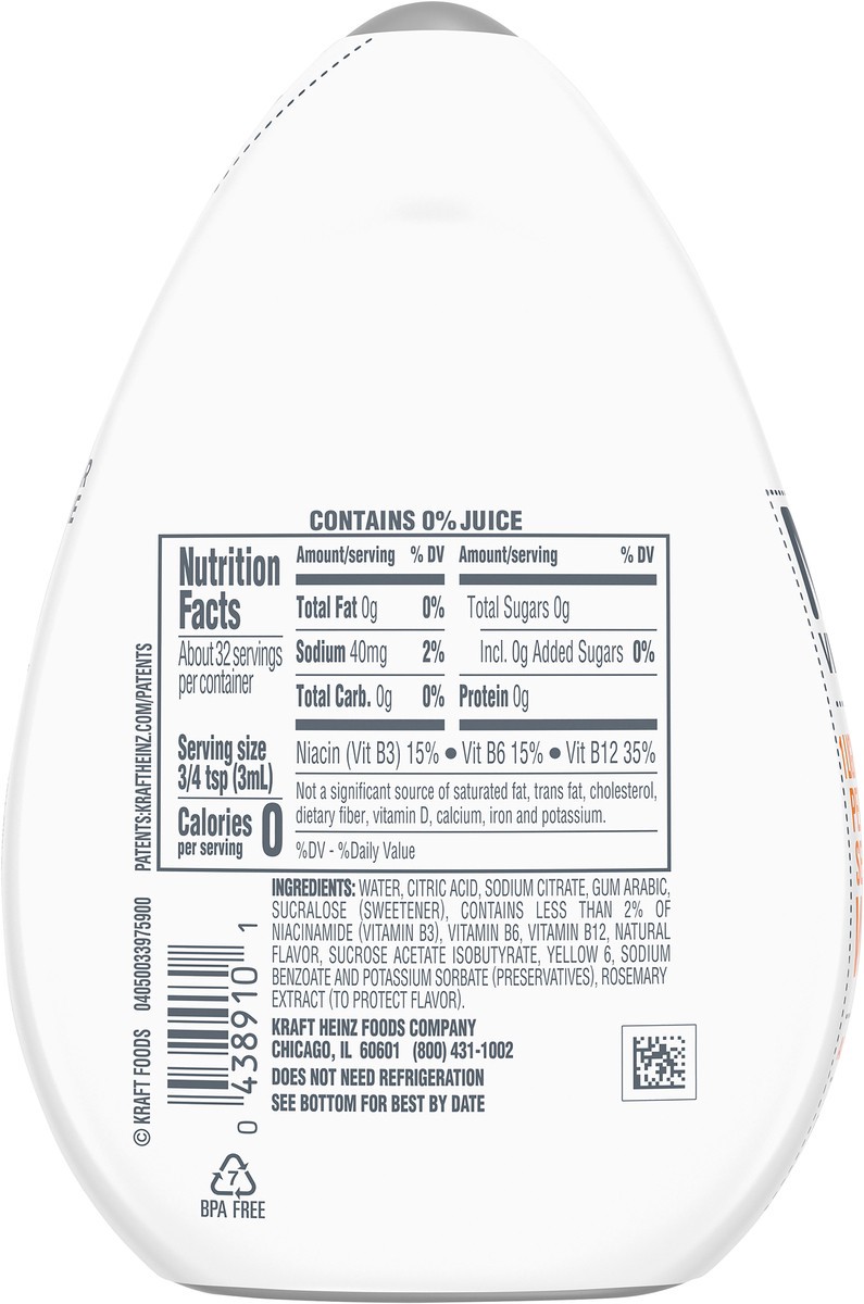 slide 3 of 9, mio Orange Tangerine Flavored with other natural flavor Liquid Water Enhancer- 3.24 fl oz, 3.24 fl oz