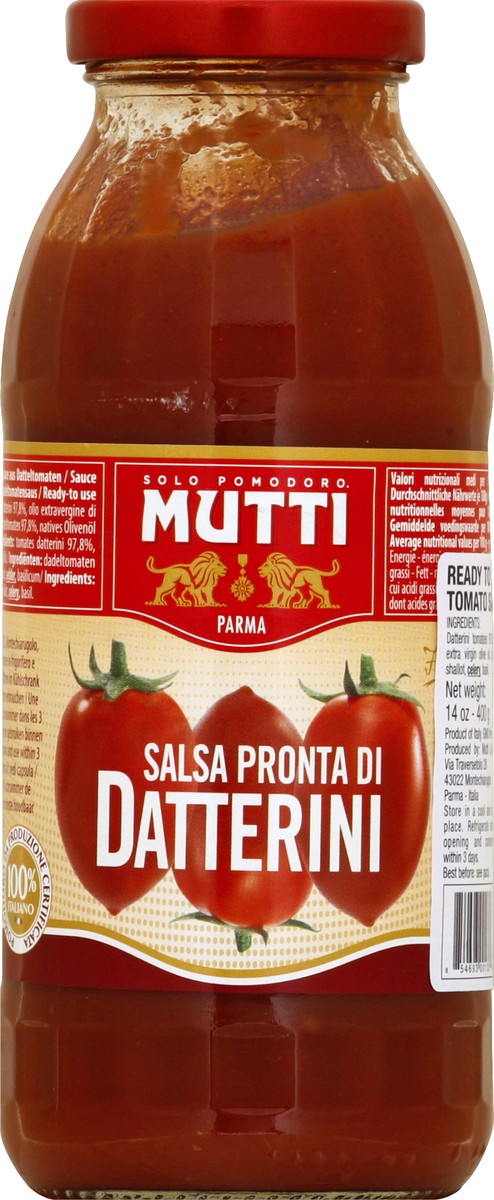 slide 2 of 2, Mutti Datterini Tomato Sauce, 400 gram