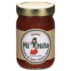 Mi Nina Organic Salsa - Sweet & Spicy Tomato