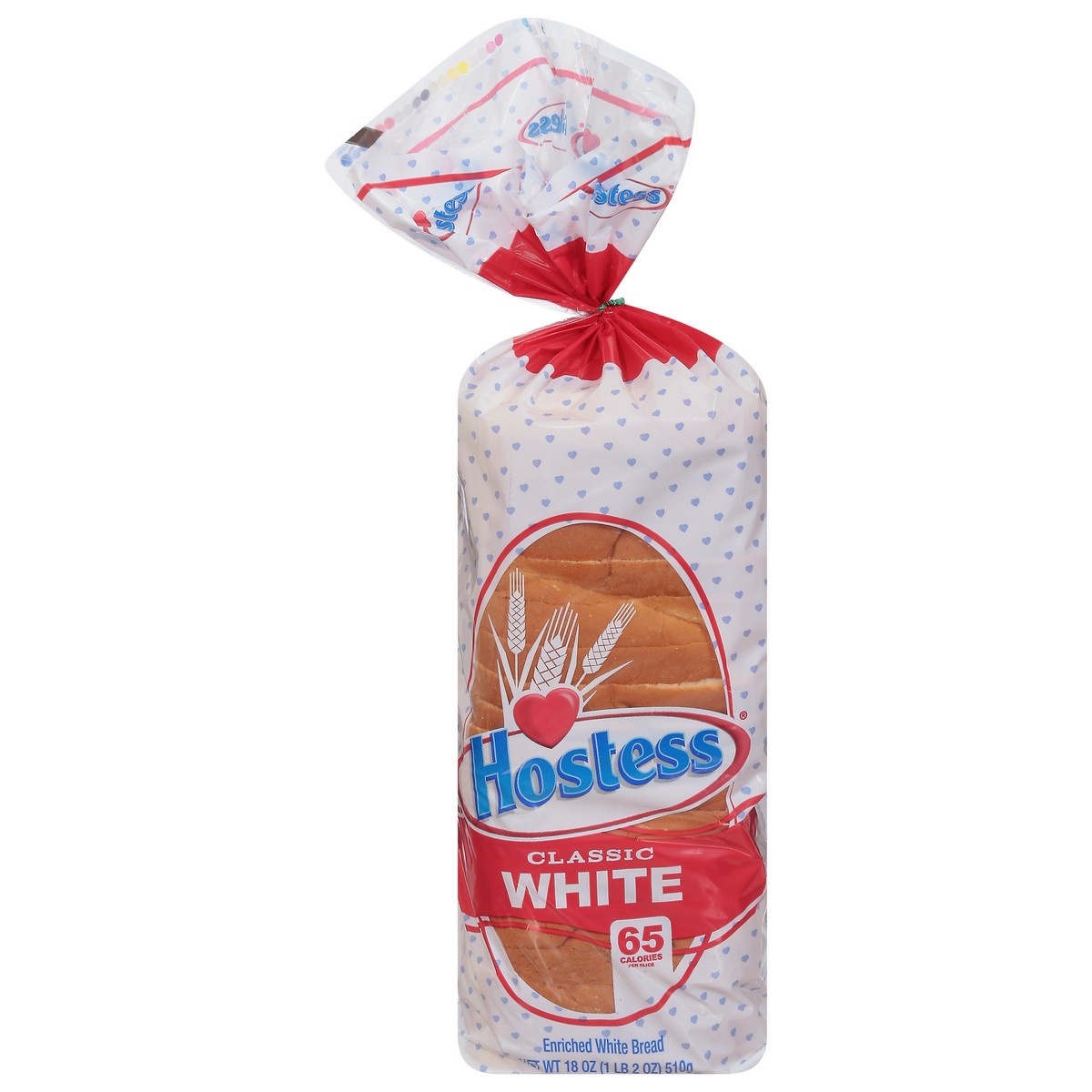 slide 1 of 15, Hostess Classic Enriched White Bread, 18 oz