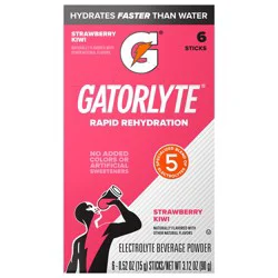 Gatorade Gatorlyte Rapid Rehydration Stick Packs - Strawberry Kiwi