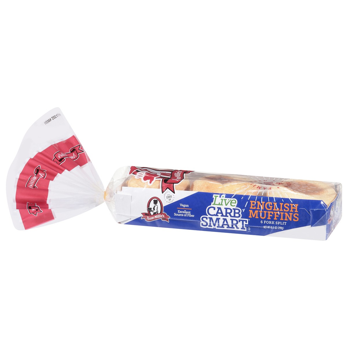 slide 9 of 9, Aunt Millie's Live Carb Smart English Muffins 6 ct, 6 ct