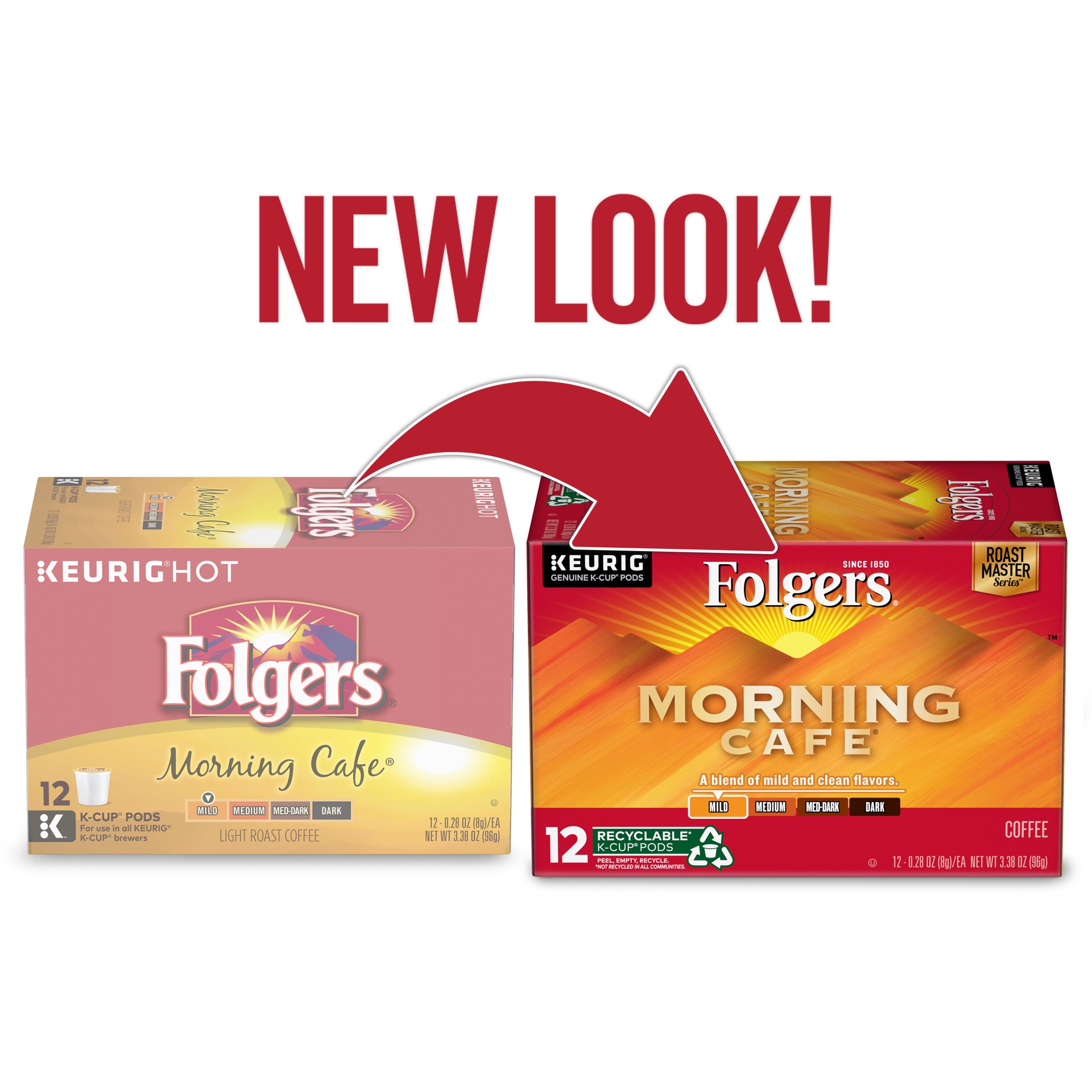 slide 5 of 6, Folgers Folger's Single Serve Grand Morning Cafe, 12 ct