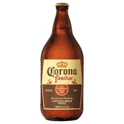 Corona Familiar Mexican Lager Imported Beer, 32 fl. oz. Single Beer Bottle, 4.8% ABV
