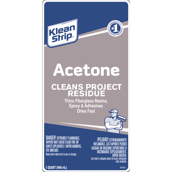 slide 5 of 5, Klean Strip Acetone Paint Thinner, 1 qt