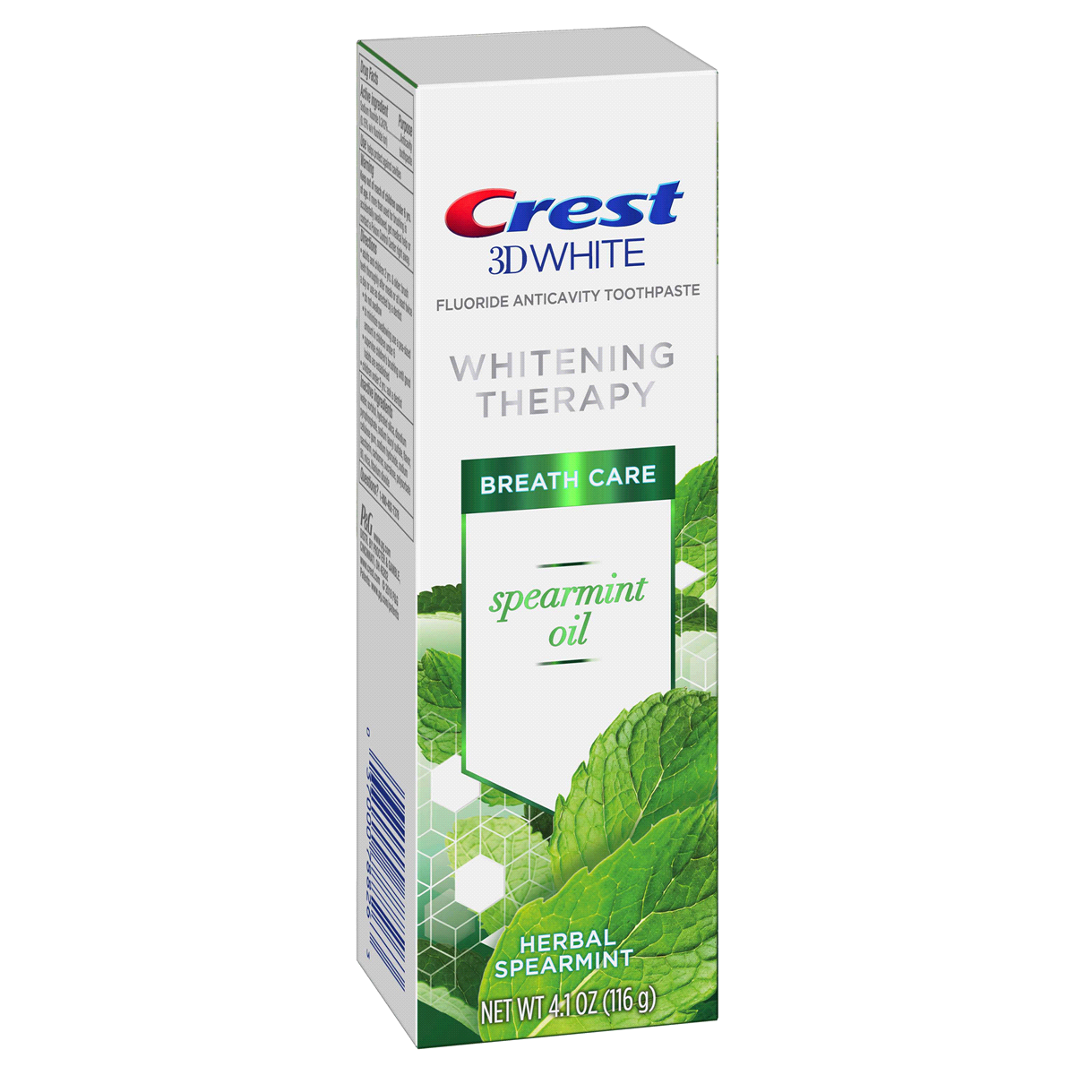 slide 2 of 8, Crest 3d White Whitening Therapy Toothpaste, Spearmint Oil, 4.1 oz