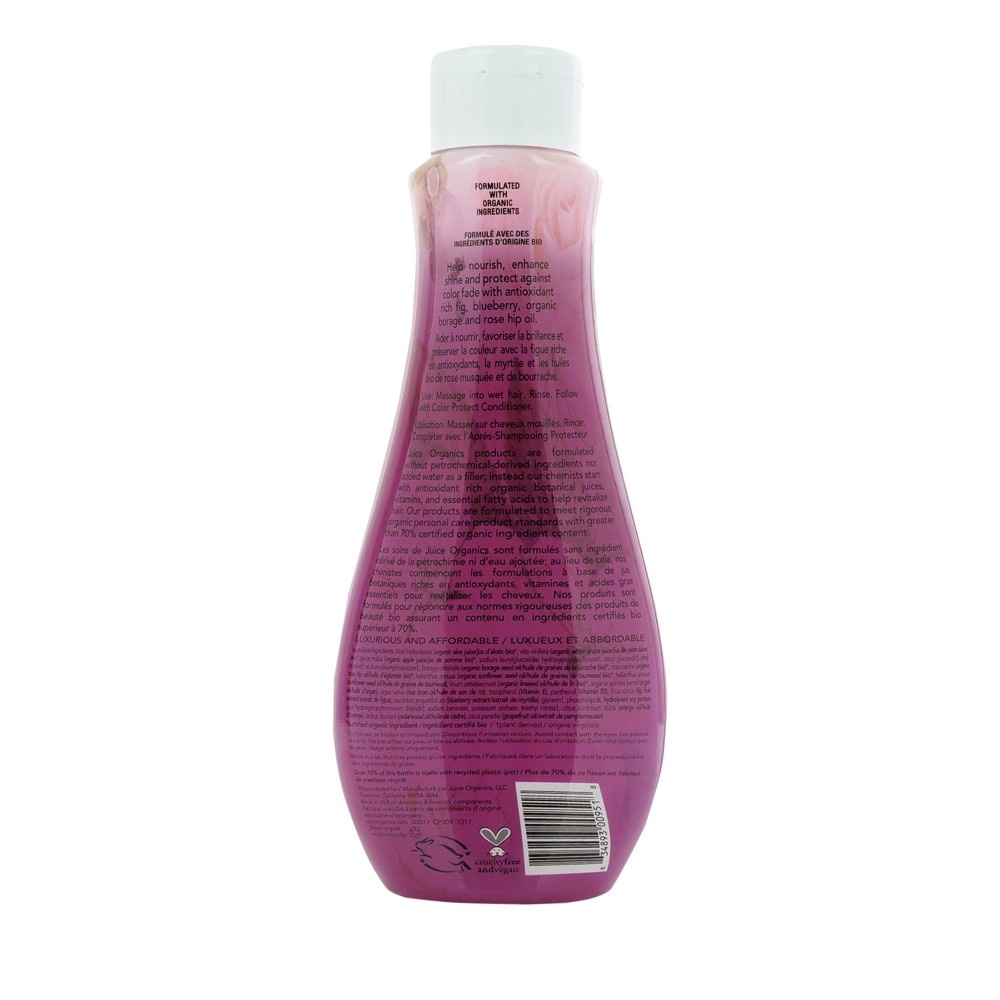 slide 2 of 5, Juice Organics Rose Fig Color Protect Hair Shampoo, 10 oz